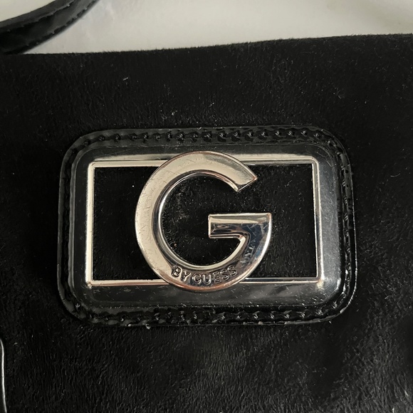 😍🌻 Guess Cross Body Bag Black Vegan Leather - Picture 3 of 6
